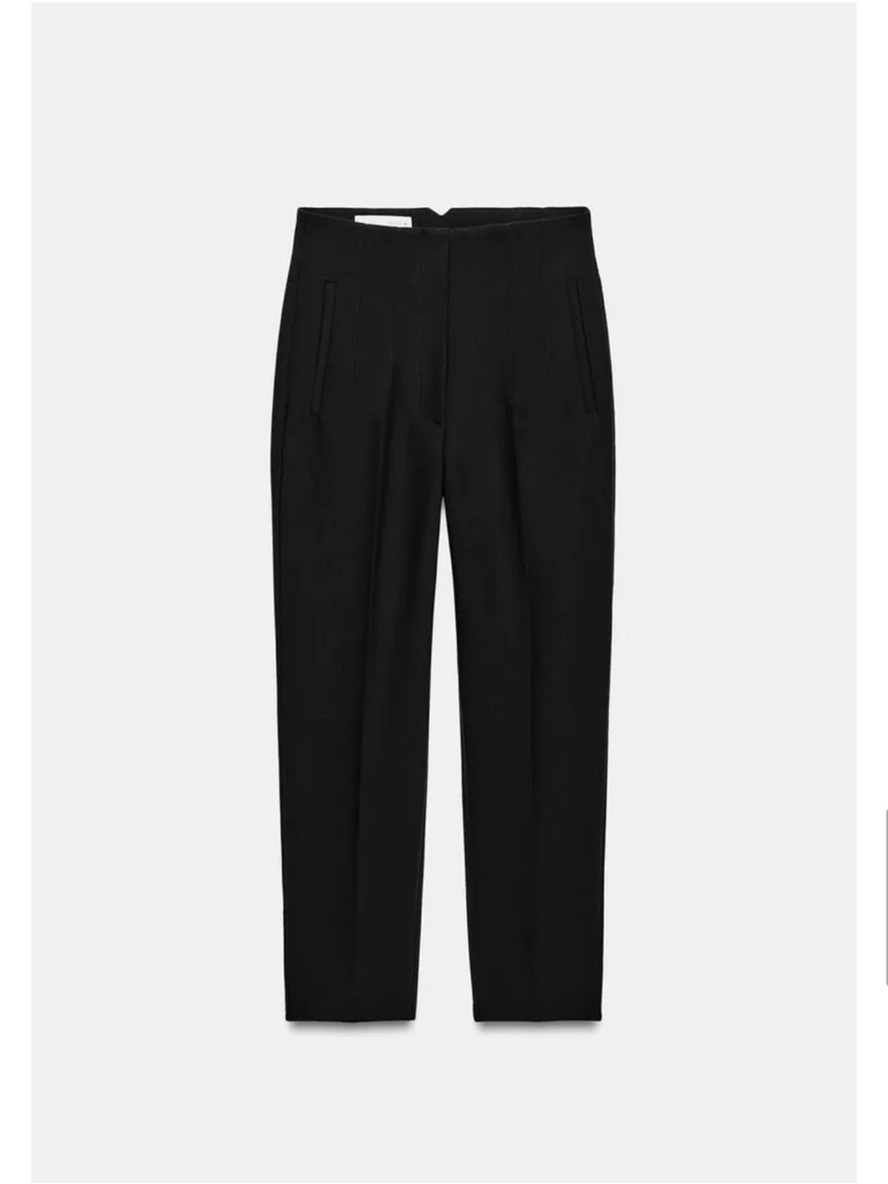 Zara Black Tailored High-Waist Pants